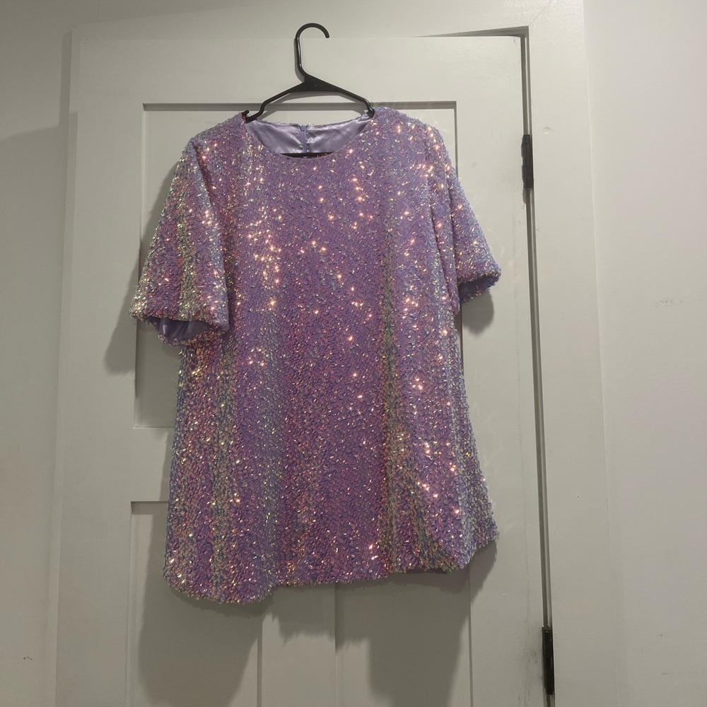 Lavender Haze Sequin Dress
